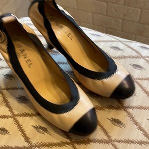 Chanel shoes -authentic from Neiman Marcus gently worn/look at pic